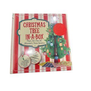 Christmas Tree in a Box Holiday Craft Paper Art Kit DIY Christmas Craft
